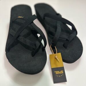 Teva Mush Mandalyn Wedge Ola 2 Sandals – Women’s Size 10 – Black – NWT